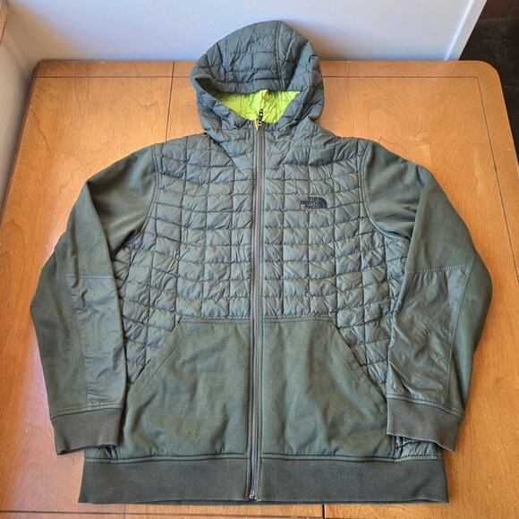 The North Face Kilowatt Thermoball Men's Insulated Hooded Jacket Green Size XL - Picture 1 of 11